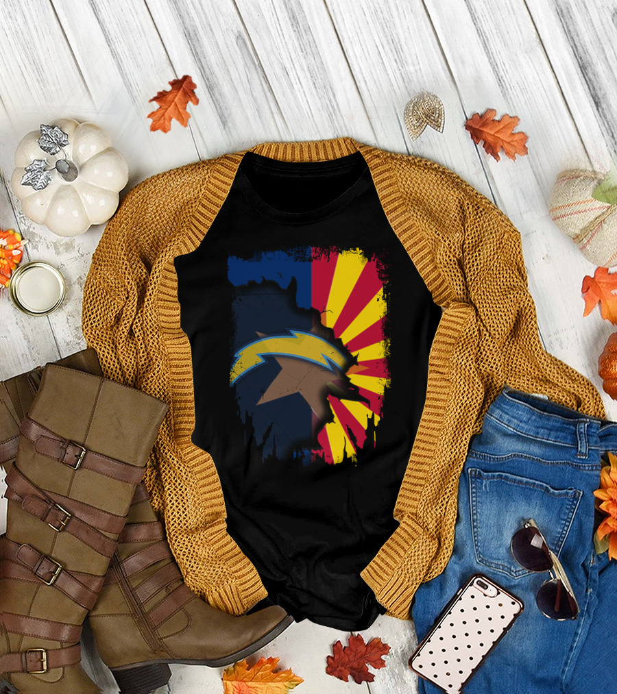 Arizona Los Angeles Chargers Unity Collaboration T-Shirt