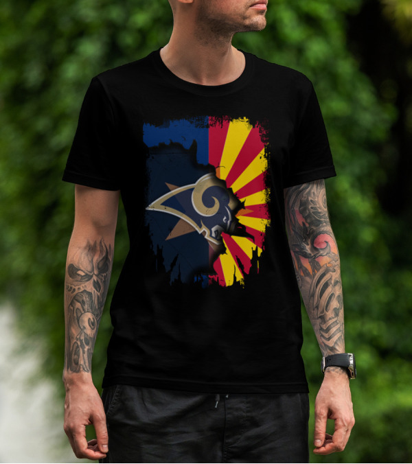 Arizona And Los Angeles Rams United T-Shirt
