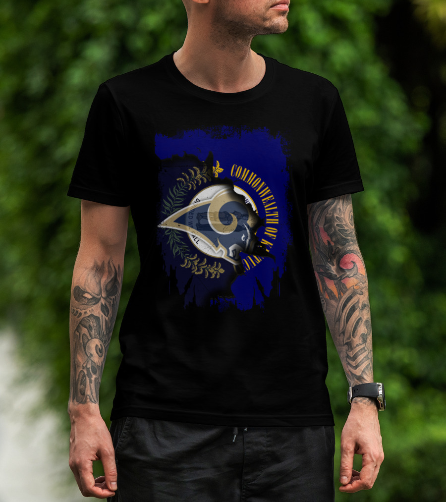 Commonwealth Of Kentucky Rams United Emblem T-Shirt
