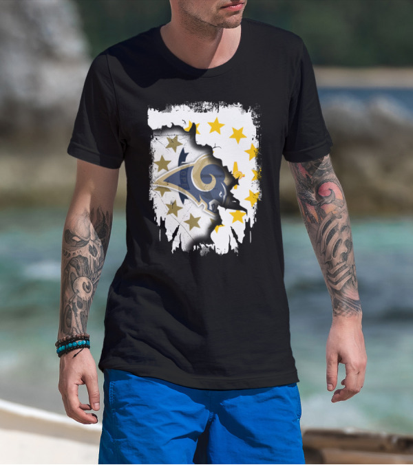 Together Rhode Island Rams Starburst Emblem T-Shirt