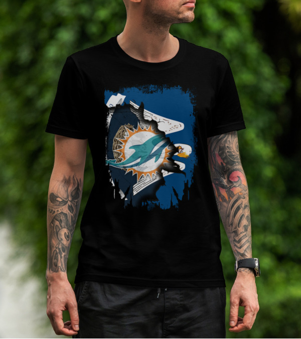 Together Louisiana Eagles Dolphins T-Shirt