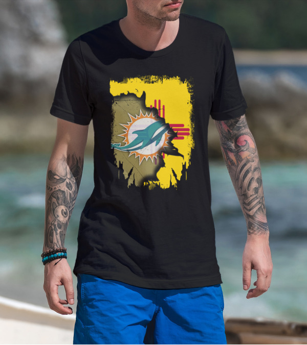 Together New Mexico Dolphins Miami Football Zia T-Shirt