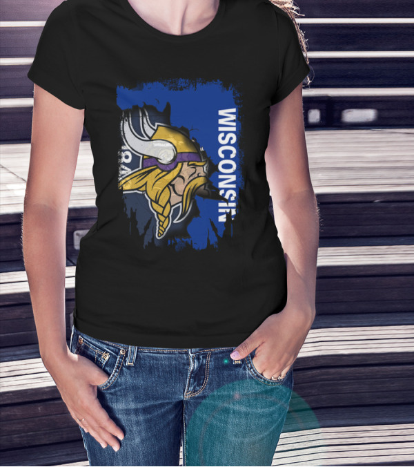 Together Wisconsin Vikings Team Spirit T-Shirt