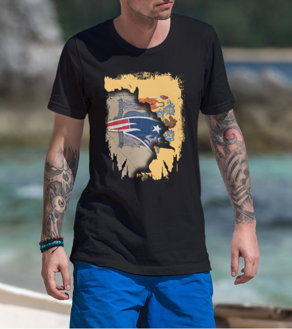 Together New Jersey With Patriots Symbol And State Seal Emblem T-Shirt