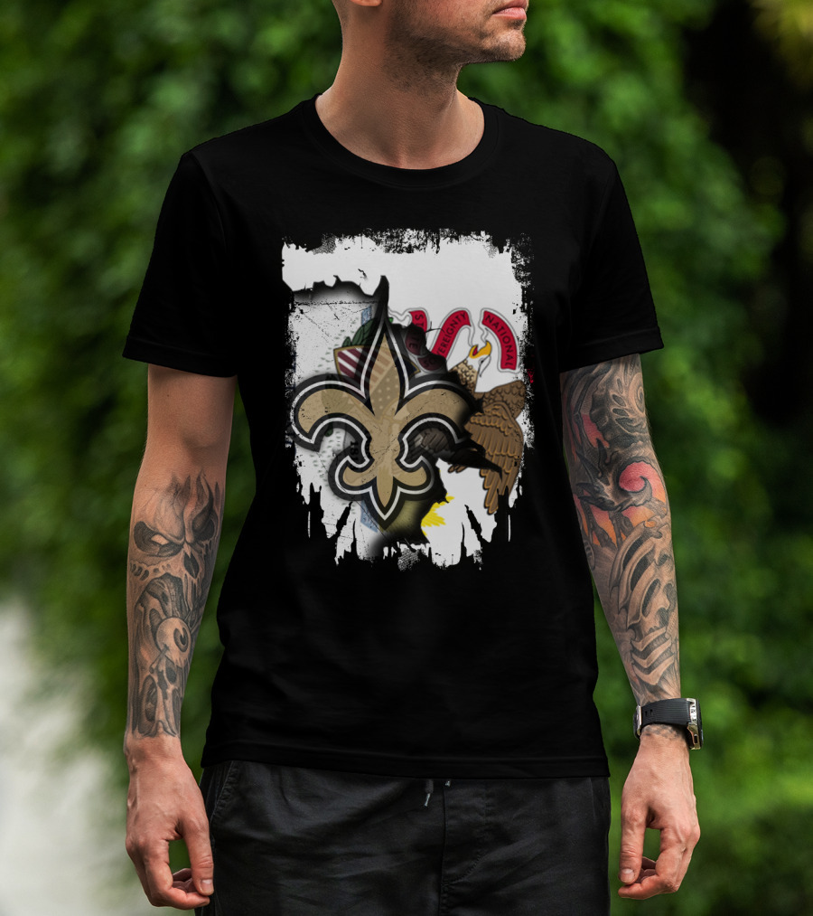 Illinois Together Fleur-de-Lis Saints T-Shirt