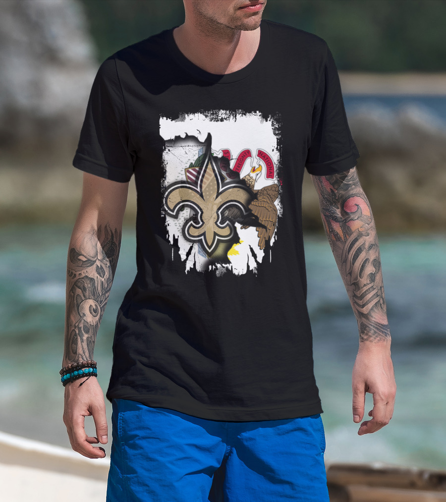 Illinois Together Fleur-de-Lis Saints T-Shirt