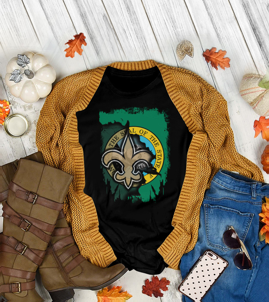 Together Washington Saints Fleur-de-Lis Seal T-Shirt