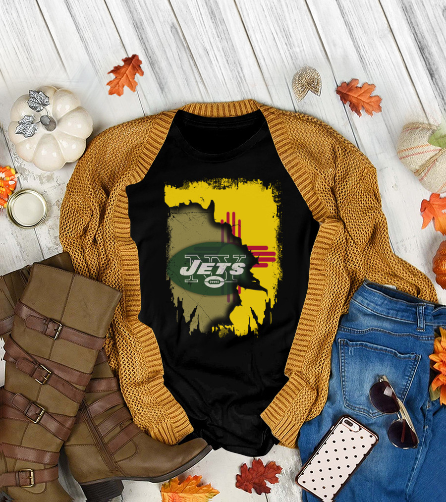 New Mexico Pride Meets Jets Fan Passion T-Shirt