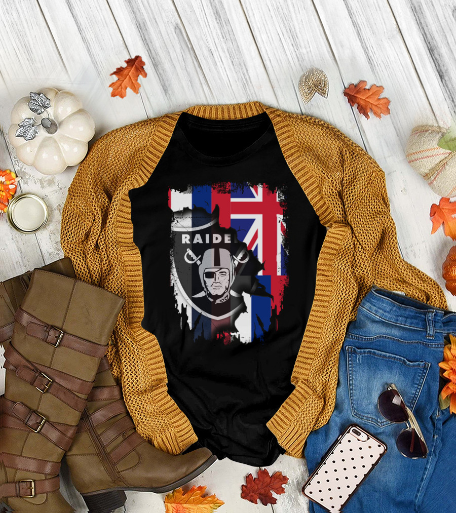 Together Raiders Hawaii Union Flag Fusion T-Shirt