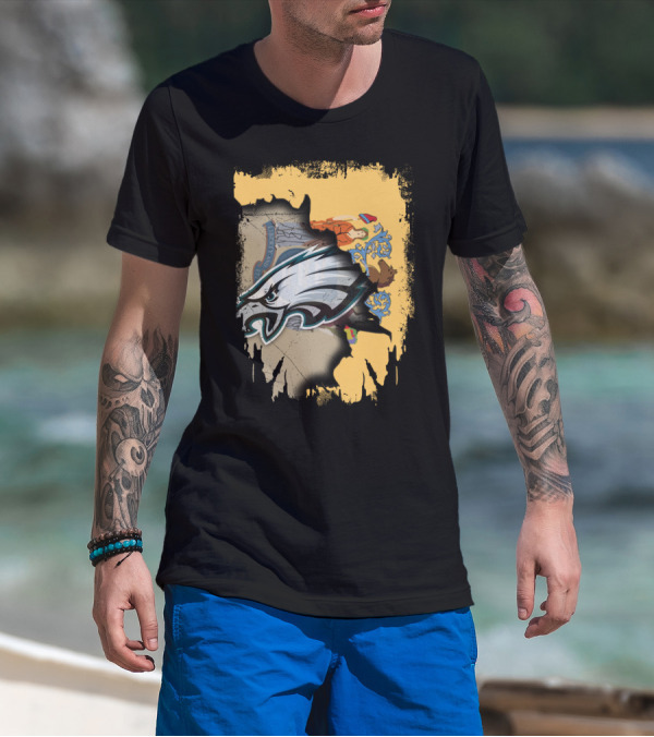 New Jersey And Philadelphia Eagles Unity T-Shirt