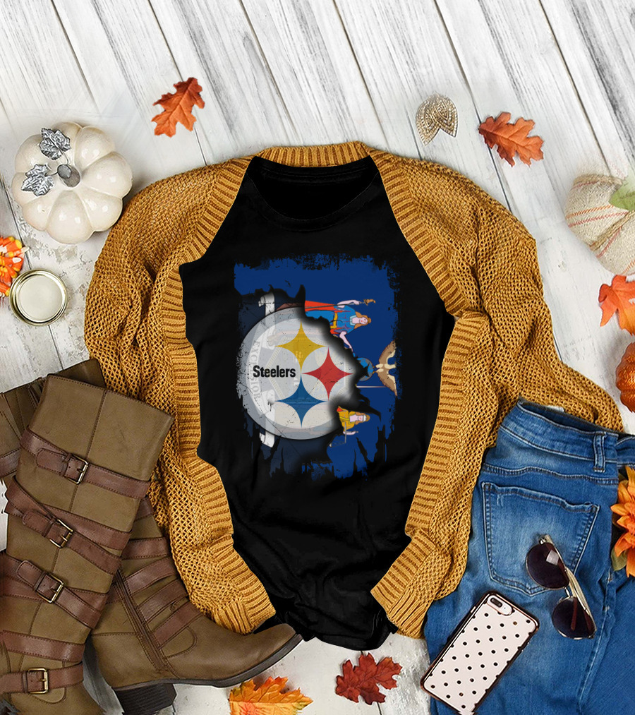 New York Steelers Emblem Fusion T-Shirt