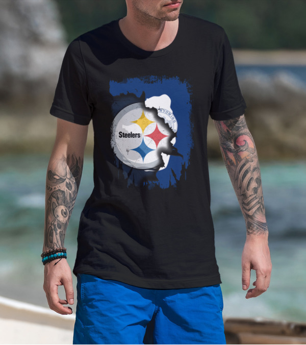 Steelers And Wyoming Union T-Shirt
