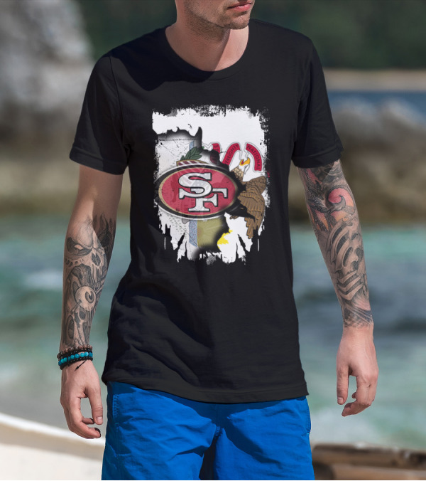 San Francisco 49ers Illinois State Pride Unity T-Shirt