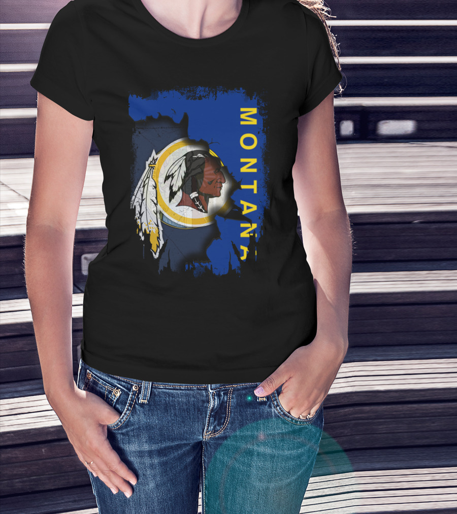 Montana And Redskins United T-Shirt