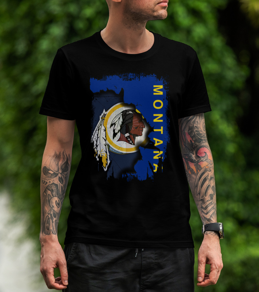 Montana And Redskins United T-Shirt