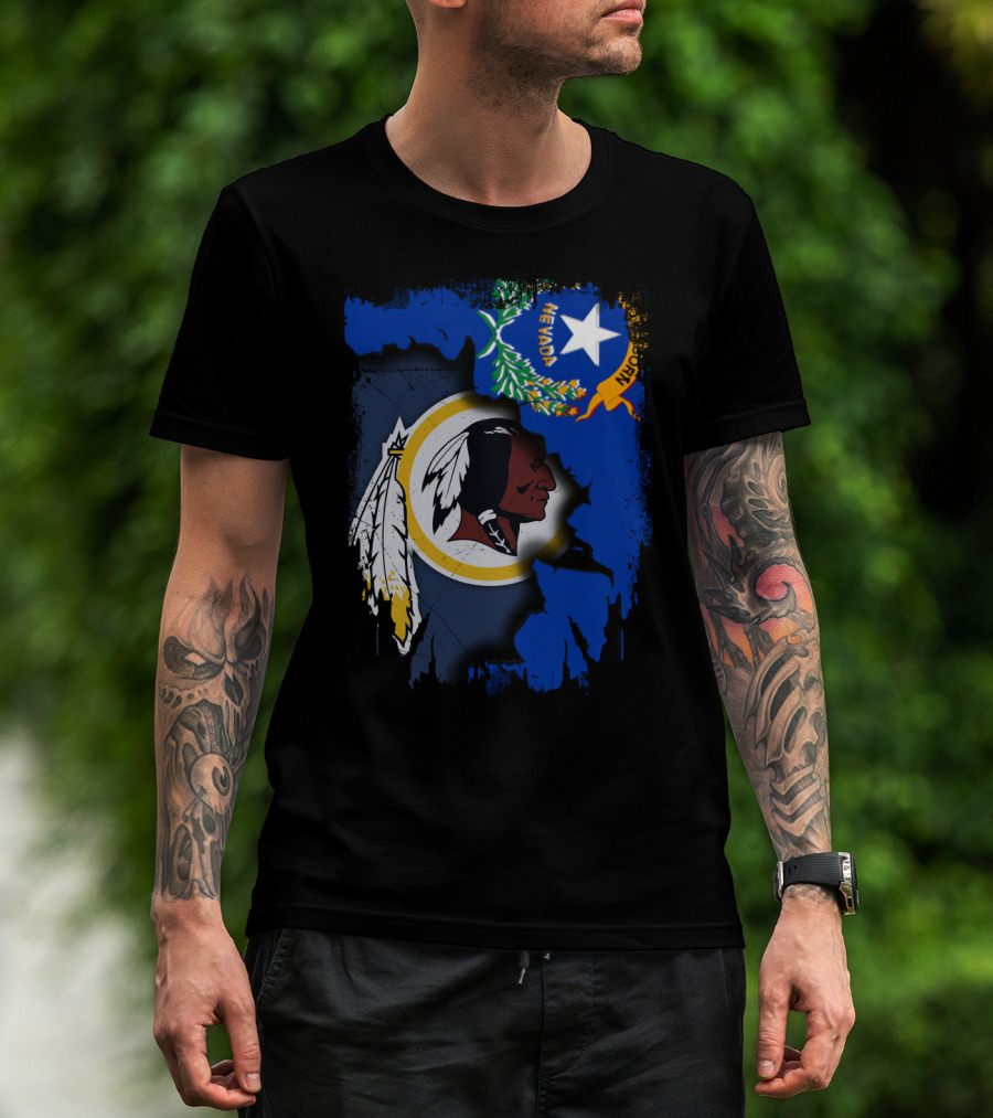 Nevada Pride With Washington Redskins T-Shirt