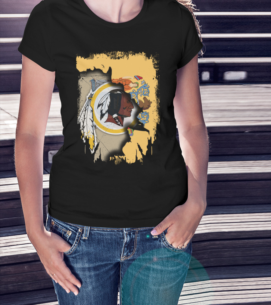 New Jersey And Redskins Unity Collaboration T-Shirt
