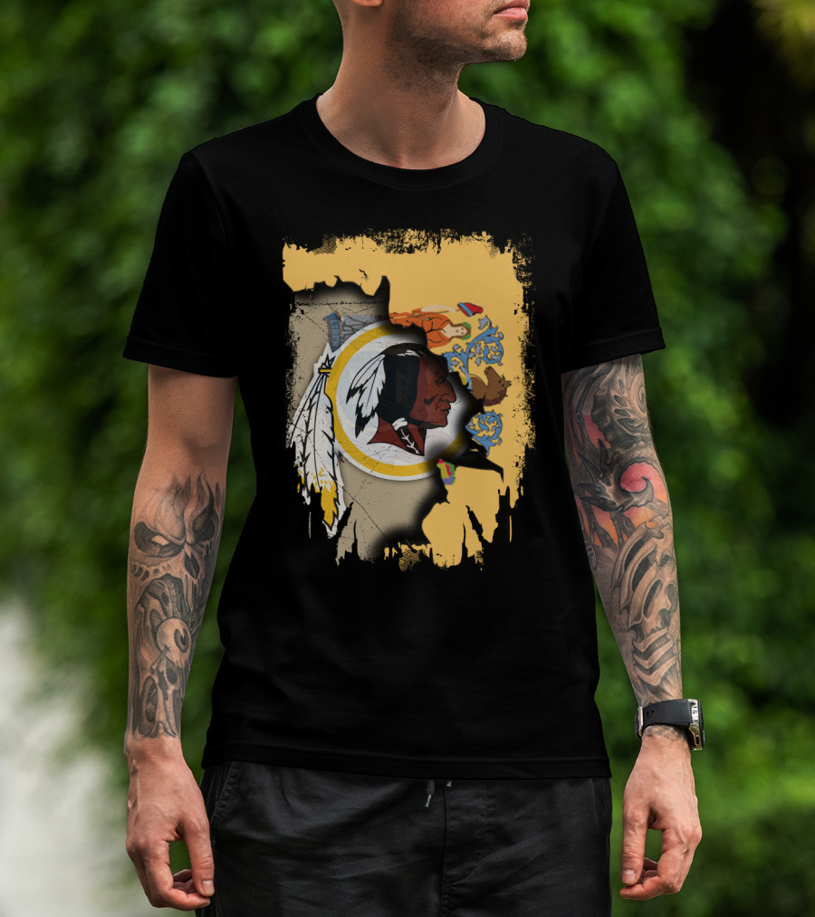 New Jersey And Redskins Unity Collaboration T-Shirt