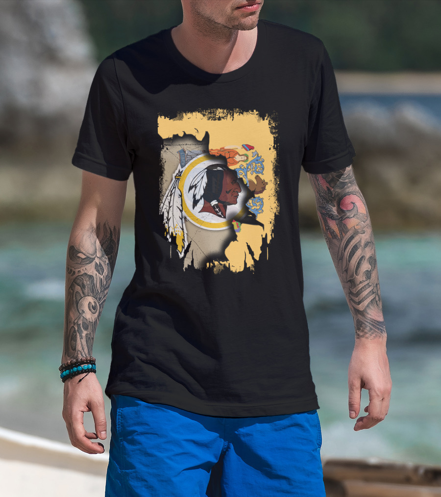 New Jersey And Redskins Unity Collaboration T-Shirt