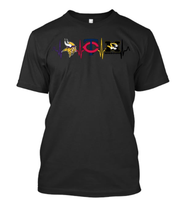 Love Vikings Twins Mti Missouri T-Shirt