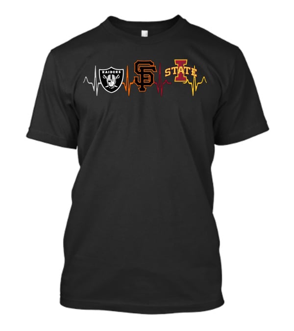 Love Raiders Sf Giants Iowa State Isc T-Shirt