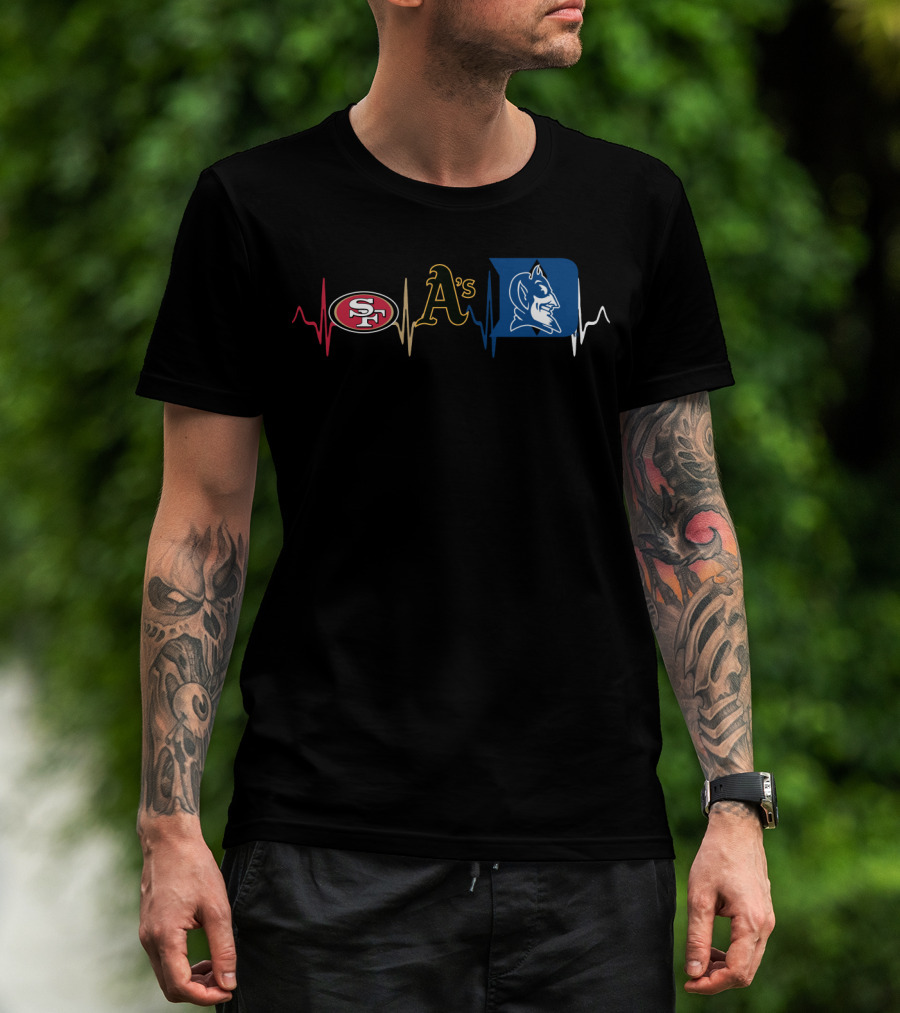 49ers Athletics Duke Heartbeat T-Shirt