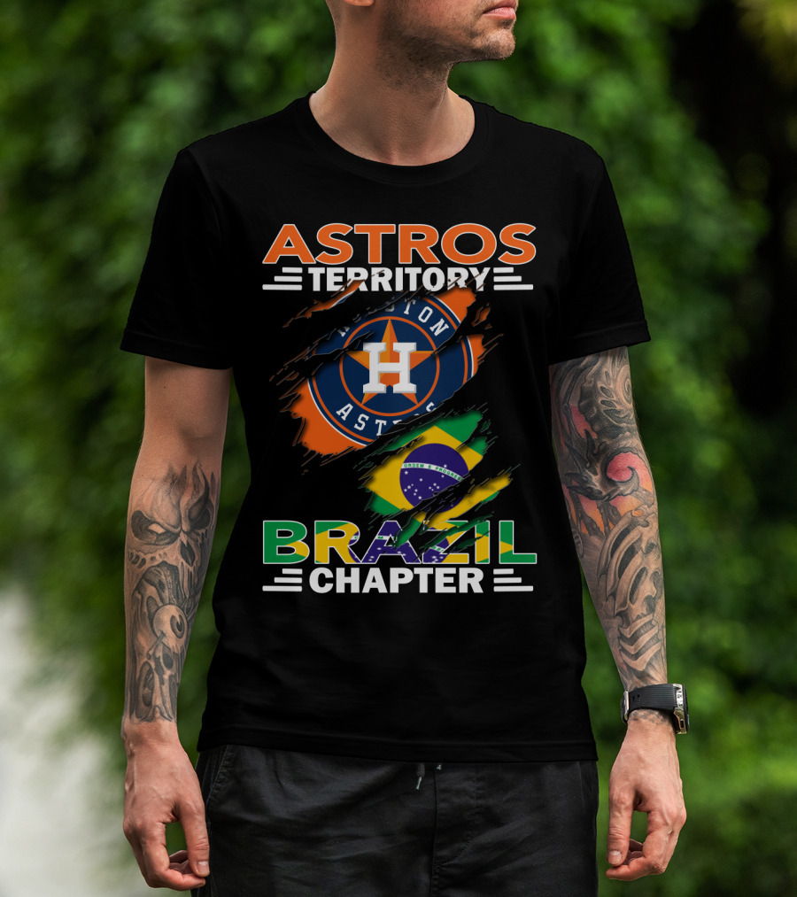 Houston Astros Territory Brazil Chapter Fan T-Shirt