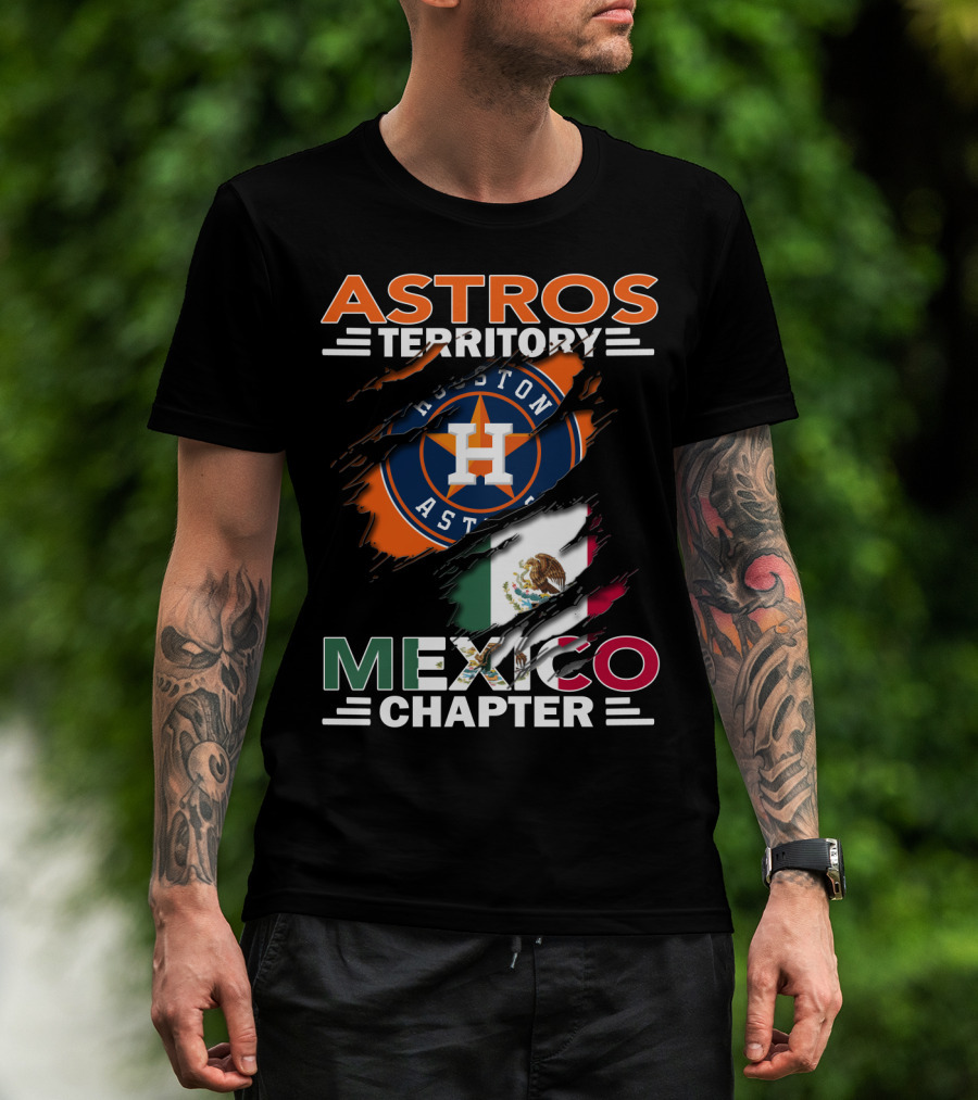 Houston Astros Territory Mexico Chapter Flag T-Shirt