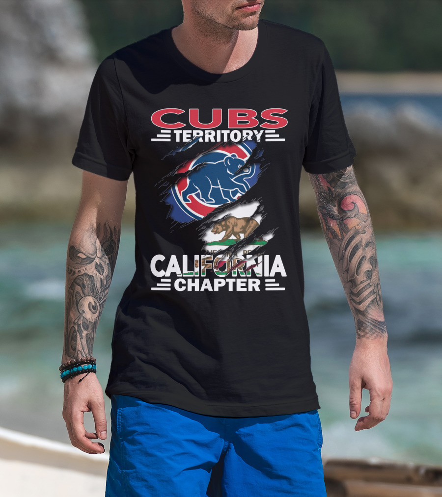 Cubs Territory California Chapter Bear Flag T-Shirt
