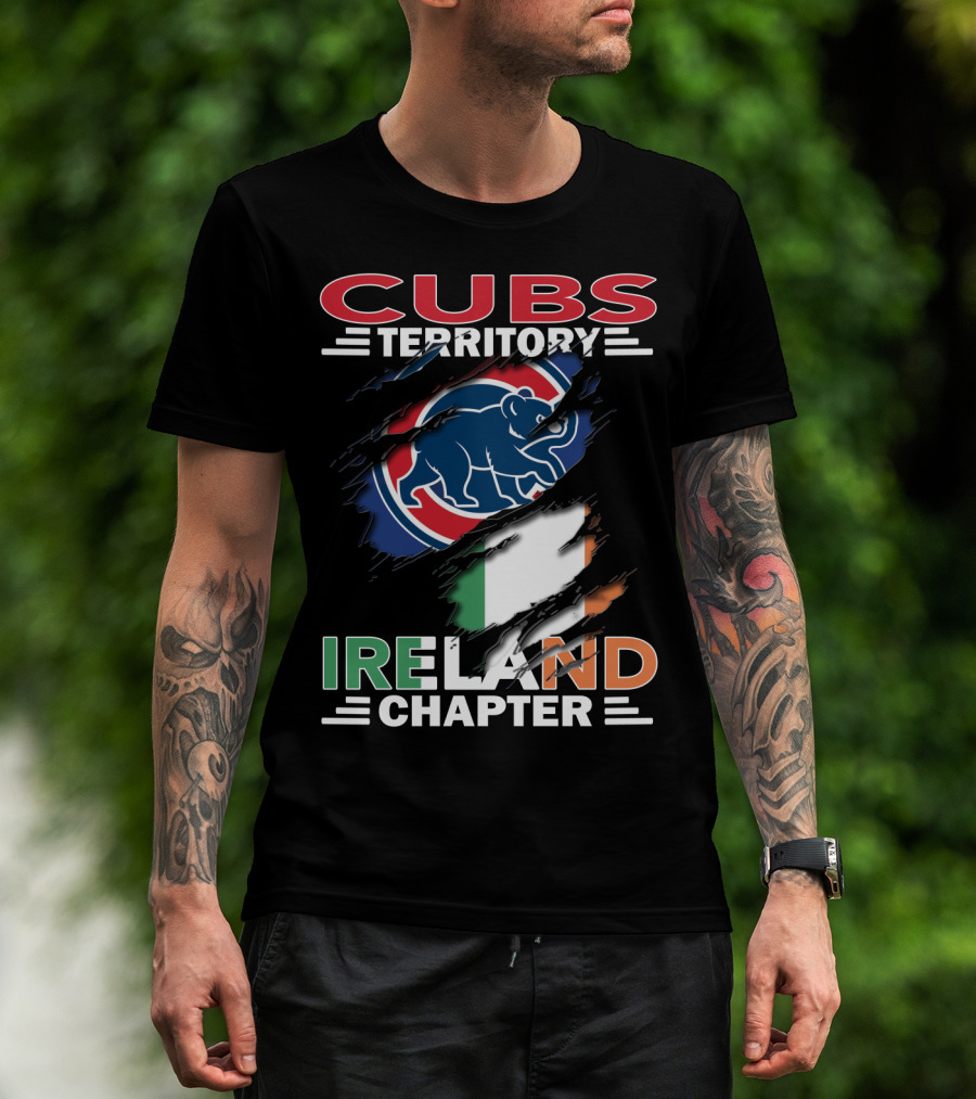 Cubs Territory Ireland Chapter Flag And Bear Emblem T-Shirt