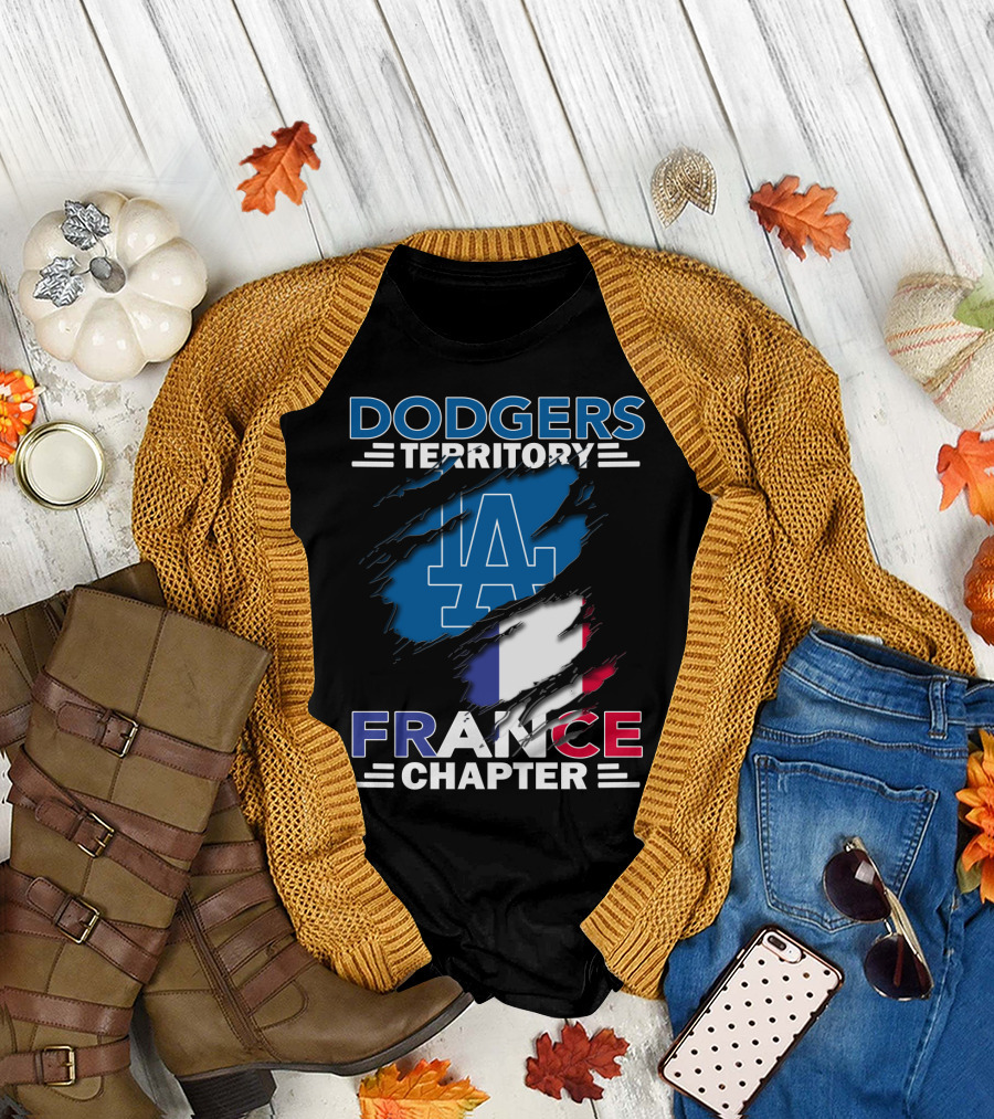 Dodgers Territory LA France Chapter T-Shirt