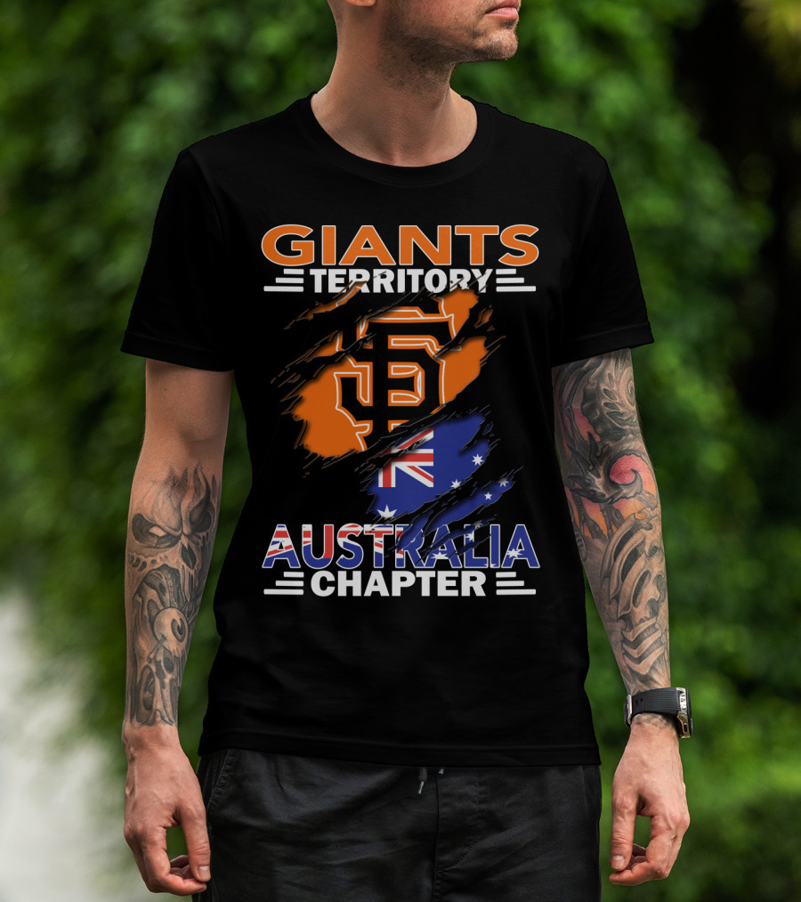 Giants Territory Australia Chapter San Francisco Giants Flag T-Shirt