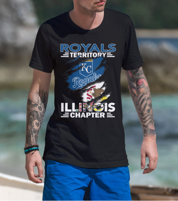 Royals Territory KC Illinois Chapter Badge T-Shirt