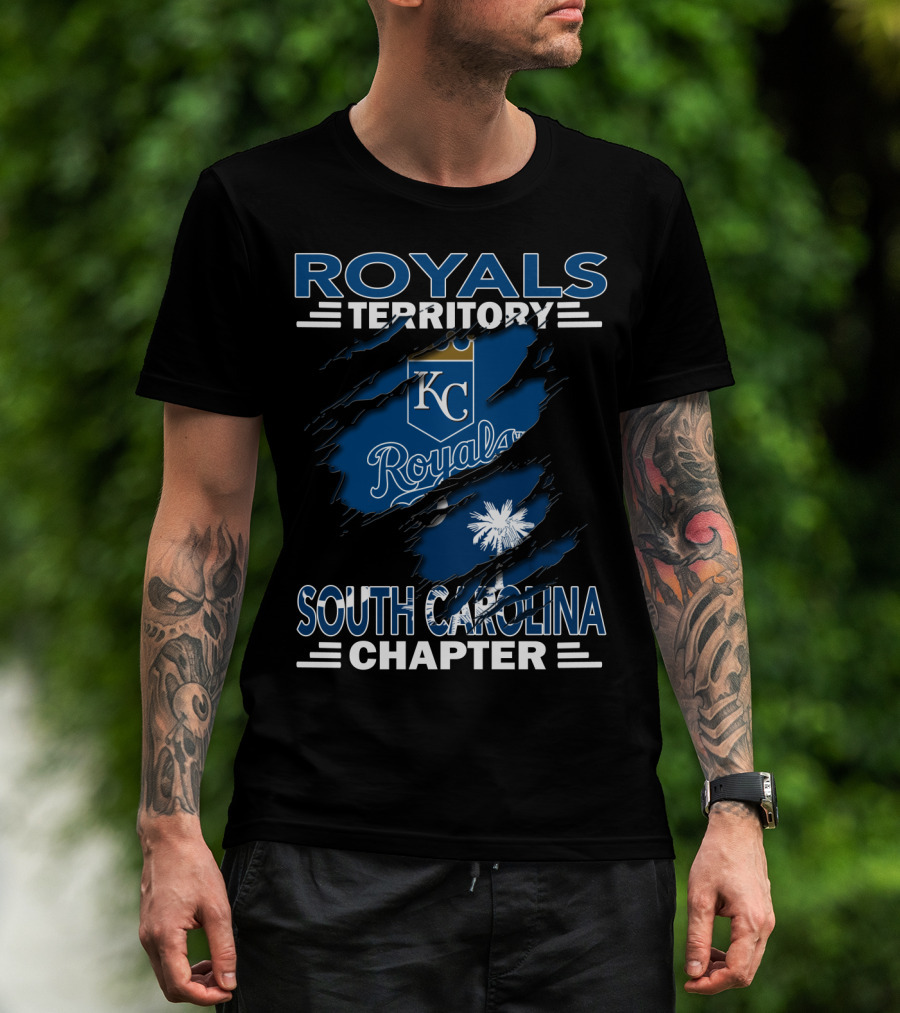 Royals Territory KC Blue South Carolina Chapter T-Shirt