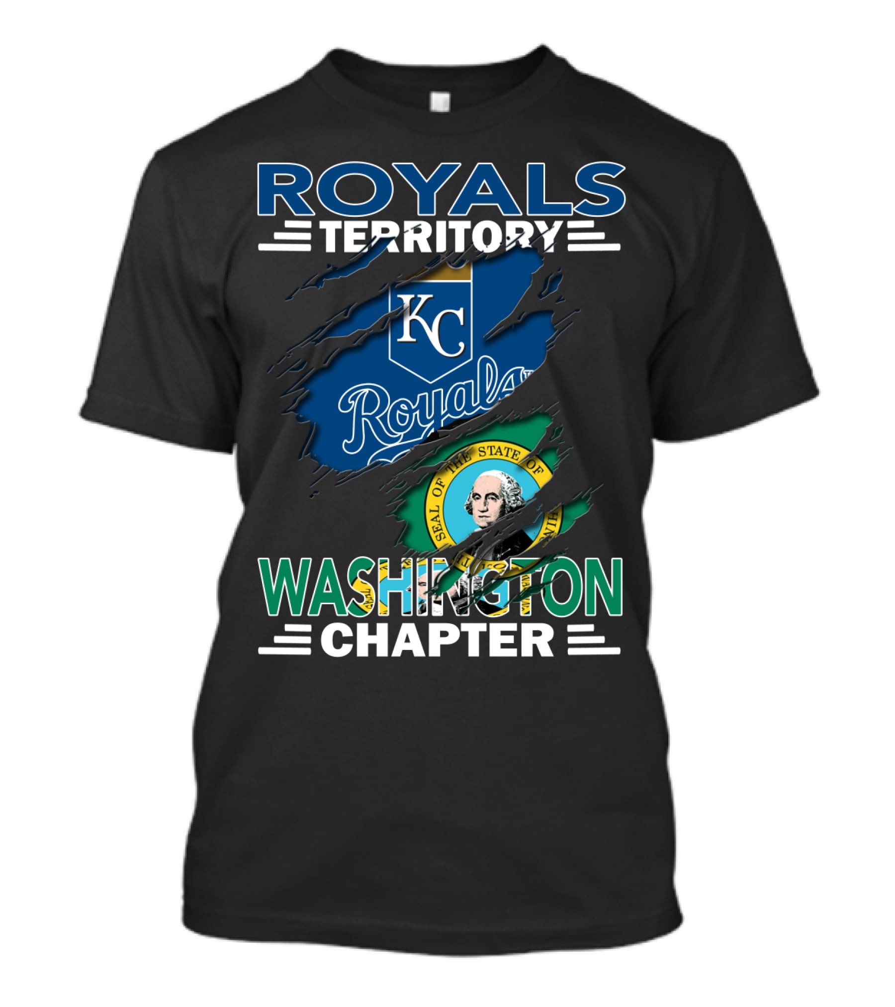 Royals Territory KC Washington Chapter Seal T-Shirt