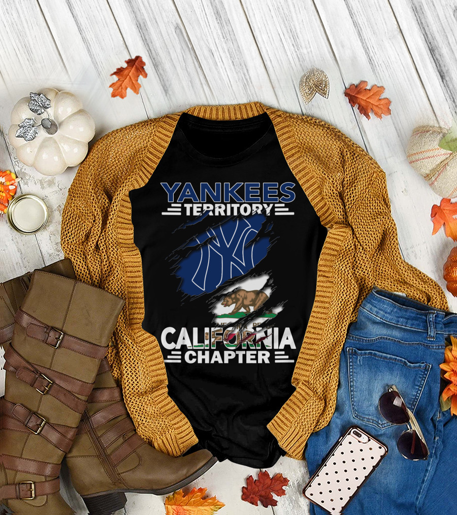 Yankees Territory California Chapter Bear Flag Symbolism T-Shirt