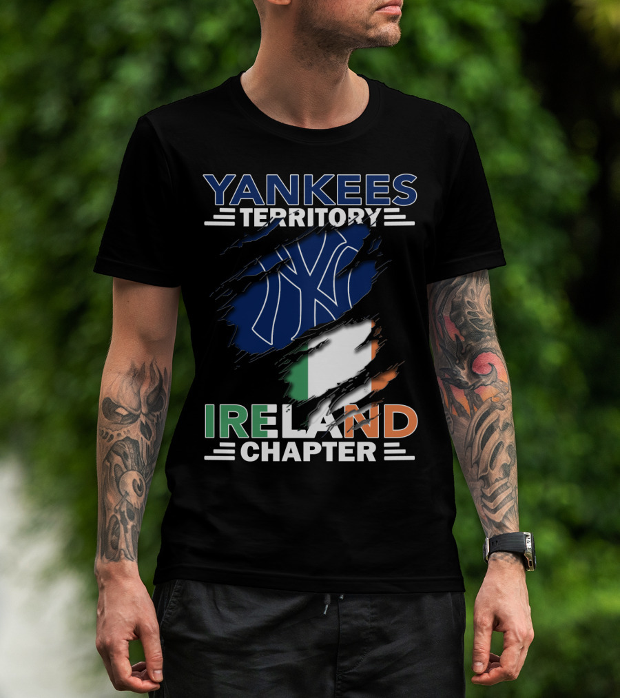 Yankees Territory Ireland Chapter With Flag And Iconic T-Shirt