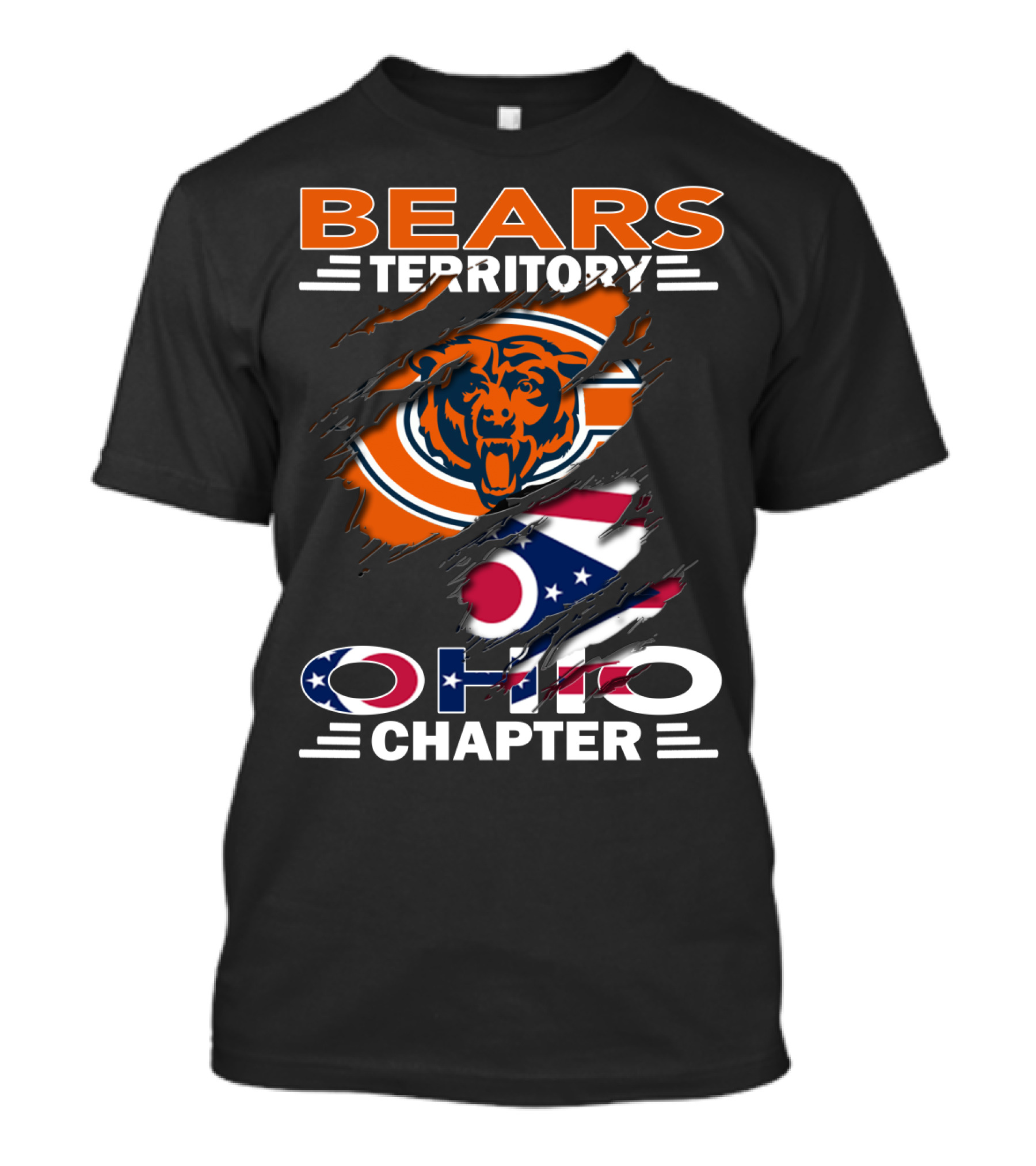 Bears Territory Ohio Chapter Chicago Bears Fans T-Shirt