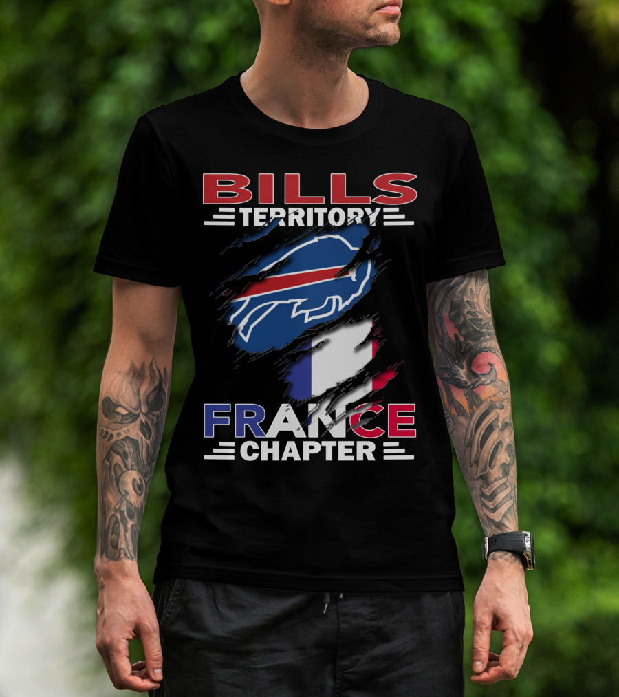 Bills Territory France Chapter Buffalo Football Fan Group T-Shirt