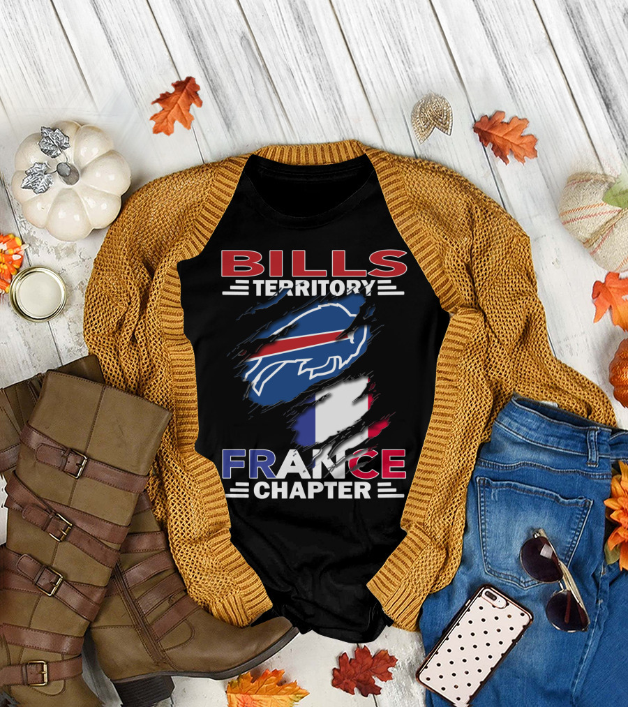 Bills Territory France Chapter Buffalo Football Fan Group T-Shirt