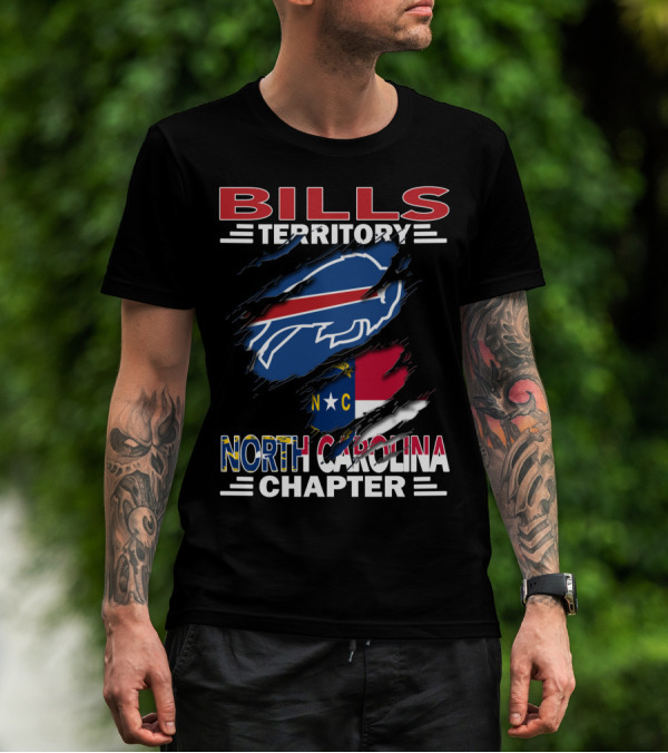 Bills Territory North Carolina Chapter NC Buffalo Football Fan Club T-Shirt
