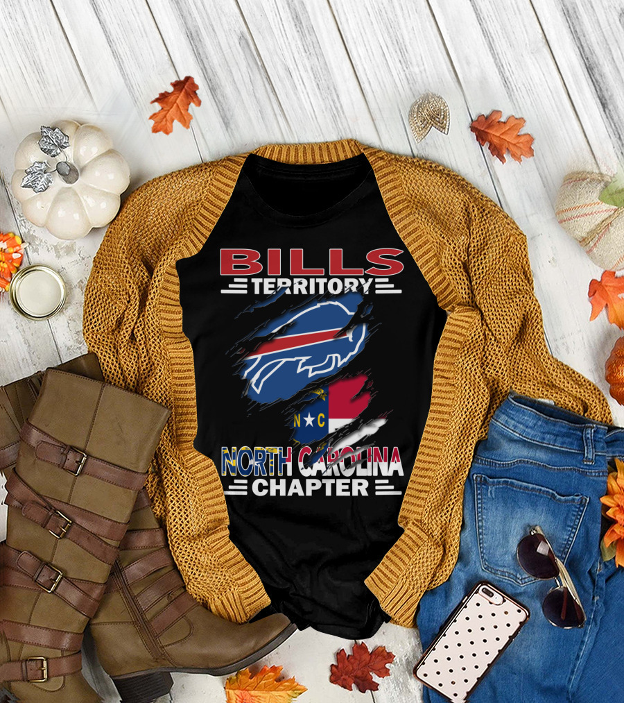 Bills Territory North Carolina Chapter NC Buffalo Football Fan Club T-Shirt