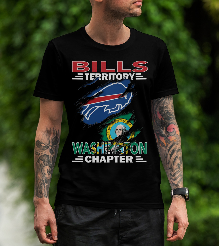 Bills Territory Washington Chapter Seal T-Shirt
