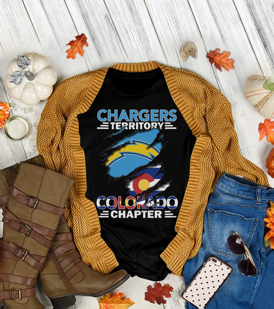 Chargers Territory Colorado Chapter Flag Edition T-Shirt