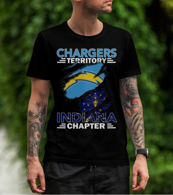 Chargers Territory Indiana Chapter NFL Sports Fans Enthusiasts Colts Crossover T-Shirt