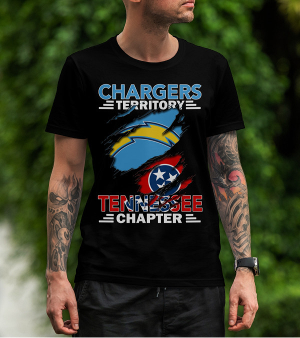 Chargers Territory Tennessee Chapter Football Fan T-Shirt