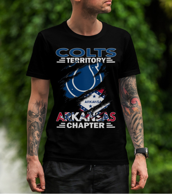 Colts Territory Arkansas Chapter NFL Supporters T-Shirt