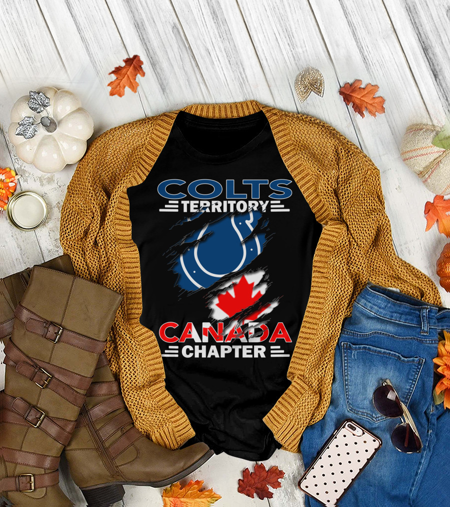 COLTS TERRITORY CANADA CHAPTER FLAG T-Shirt
