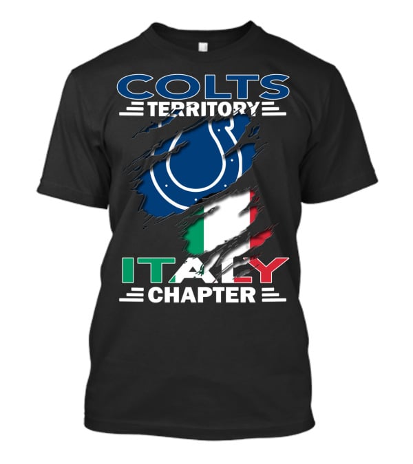 Colts Territory Italy Chapter Indianapolis Colts Italian Fan Club T-Shirt