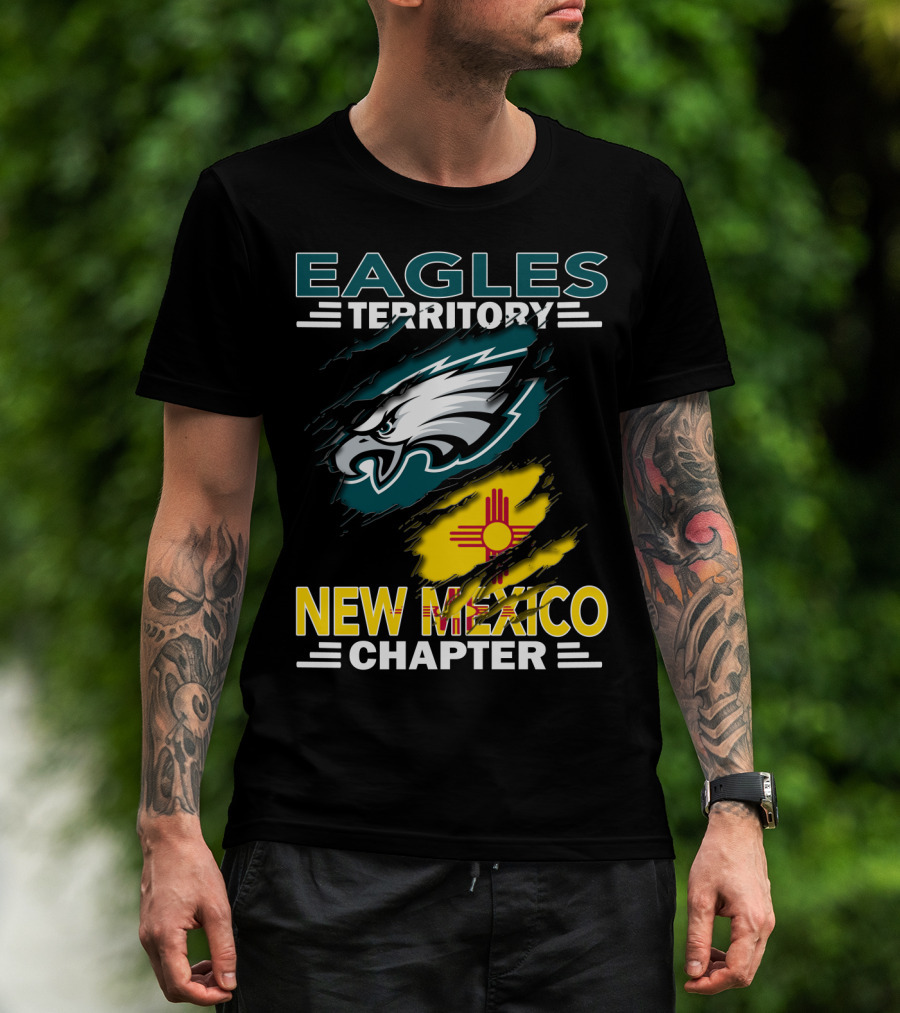 Eagles Territory New Mexico Chapter Fan Emblem With Iconic Symbol T-Shirt